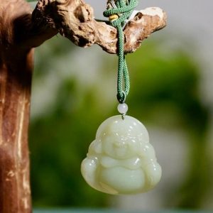 和田玉佛公吊咀